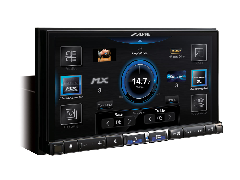 invoer Willen Fluisteren Alpine iLX-705D Premium 2DIN Digital Media Station, autoradio met DAB+ digitale  radio, Apple CarPlay en Android Auto-compatibiliteit - Smulders carsystems