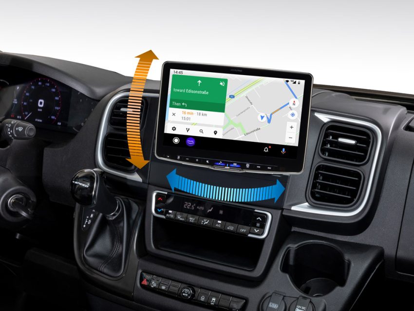 Alpine iLX-F115DU8S Autoradio met 1DIN-chassis met draaibaar 11-inch capacitief WXGA-scherm, met DAB+ digitale radio voor Fiat Ducato 8 - Afbeelding 4