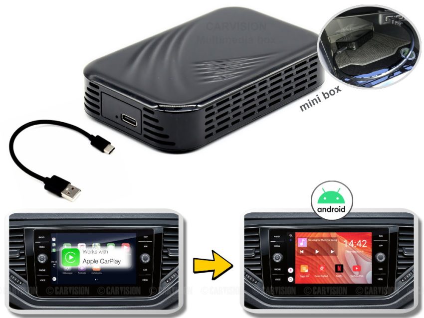 Android - USB Box | via OEM CarPlay