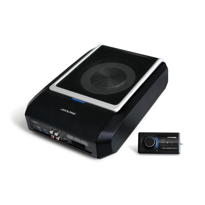 Alpine PWD-X5 - Actieve Underseat Woofer met 4 kanaals DSP versterker