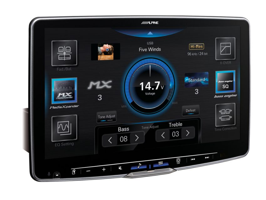 Alpine iLX-F115DU8S Autoradio met 1DIN-chassis met draaibaar 11-inch capacitief WXGA-scherm, met DAB+ digitale radio voor Fiat Ducato 8 - Afbeelding 2