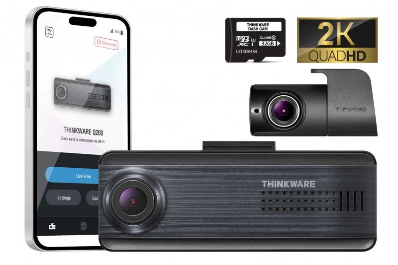 Thinkware Q200 32GB Front & Back Dashcam